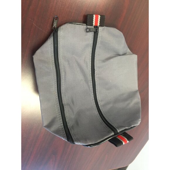 Vtg 5 Piece Nylon Luggage Set 5 Different Sizes All Lay Flat 1 Hanging Clothing - Picture 6 of 10